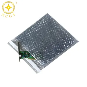 Plastic Esd Shielding Bubble Bag Antistatic Film Wrap Bubble Bags With Custom Logo For Electronic