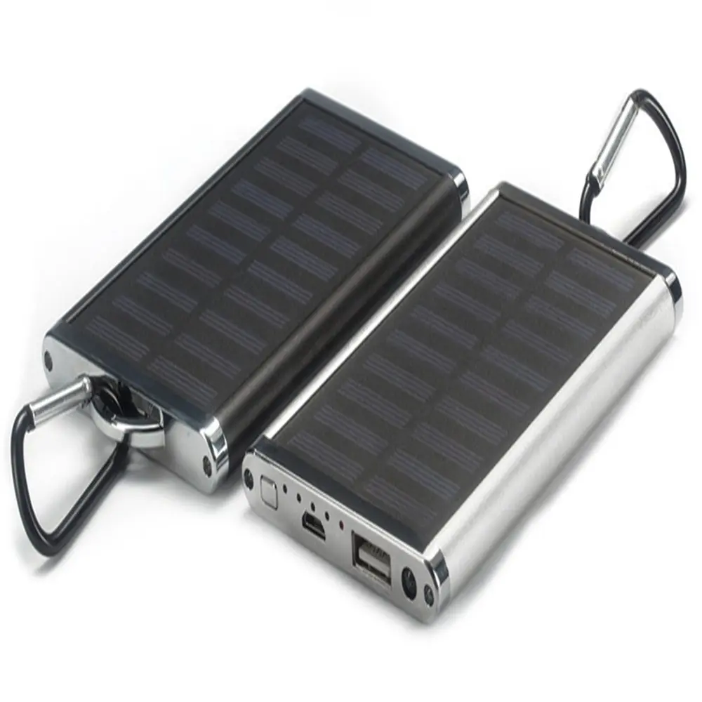 מטען סולארי 4000mah סולארי נייד כוח בנק עבור טלפונים סלולריים