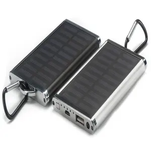 Carregador Solar 4000mah banco energia solar portátil para celulares