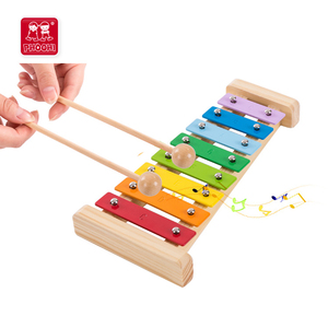 8 tons musical instrument jouet enfants en bois <span class=keywords><strong>xylophone</strong></span> enfants pour bébé 18 M + - Product Image 3