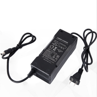 DDP DPD plastique 13s 48v 54.6v 2a chargeur de batterie au lithium pour batteries ebike 48v 12ah 15ah 20ah