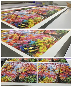 Nouvelle imprimante numérique P20 2513 à jet d'encre UV à plat 2500*1300mm grandes décorations fonds d'écran acrylique Ricoh imprimantes de cartes métalliques