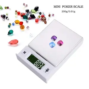 Poker typ mini schmuck skala haushalt elektronische waagen 0.01g schmuck skala gram skala
