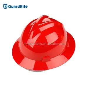 خوذة حماية من ماركة GuardRite معتمدة بشهادة CE EN 397، خوذة صلبة بحافة كاملة على شكل <span class=keywords><strong>V</strong></span> - Product Image 1
