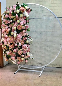 Wholesale Cheap Fancy White Round Acrylic <strong>Wedding</strong> <strong>Backdrop</strong> <strong>Stand</strong> for Parties - Product Image 4