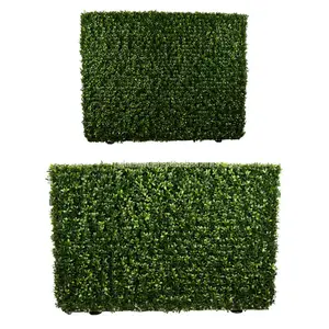 New Design Customized Landscaping Boxwood Green Artificial Vertical Garden Wall