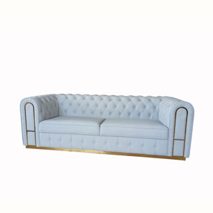 Italy Home Furniture <strong>Leather</strong> <strong>Sofa</strong>/living Room Furniture <strong>3</strong> Seat Chesterfield <strong>Sofa</strong> <strong>Set</strong> - Product Image 1