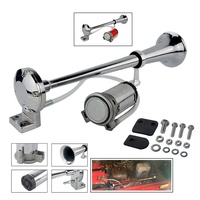 Bocina de aire para coche, claxon Universal de 17 pulgadas, 150DB, 12V, 180 Hertz, compresor de trompeta individual para camiones, coches y PQY-LB10