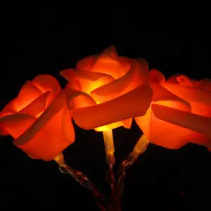 Lampu Led Bunga Mawar Pencahayaan Kemasan Kustom