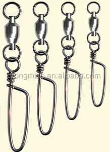 Snap Swivels Ball Bearing Swivel And 2 Solid Ring Fishing Snap Swivel Rolling Swivel With Snap Good Quality Chinese Supplier