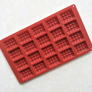 BPA Libero 20 Cavità Mini Torta Del Silicone Del Vassoio di Cioccolato Mestiere di Cottura Della Muffa Del Silicone <span class=keywords><strong>Waffle</strong></span> Cottura Della Muffa - Product Image 5