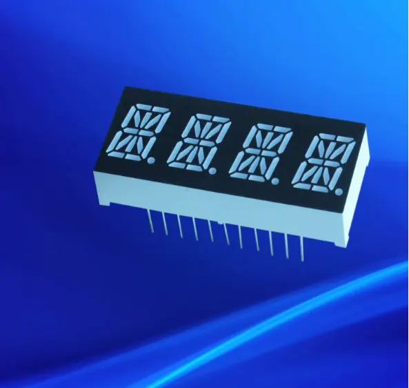 Shenzhen Manufacturer 14 segment alphanumeric led digital display module 16 segment display 4 digit