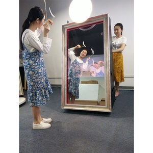 360 <strong>Photobooth</strong> <strong>Open</strong> <strong>Air</strong>, Party and Event Supply 3D Photo Booth Touch Screen Mirror Booth - Product Image 5