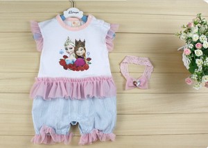 Ventes 2016 Bébé Vêtements Boutique Top et Pantalon Ensemble, Floral Pom Pom Barboteuse pour Bébé Filles - Product Image 2
