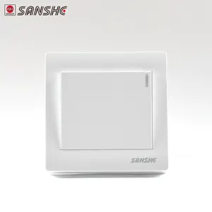 SANSHE mejor venta 1 pandilla 1 manera Control hogar interruptor de luz