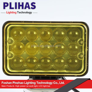 Étanche IP67 45 W LED 15 LED 3 W Trouvé Du Travail Lampe <span class=keywords><strong>Bar</strong></span> Faisceau D'inondation ATV Camion Offroad phare 12 V Frais Jaune De - Product Image 2