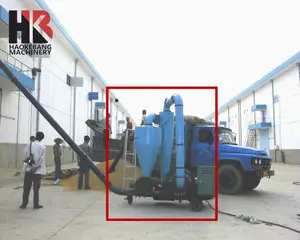 Truk Kapal Loader Unloader Nasi Sekam Udara Grain Konveyor Suction Pneumatik Konveyor Gandum