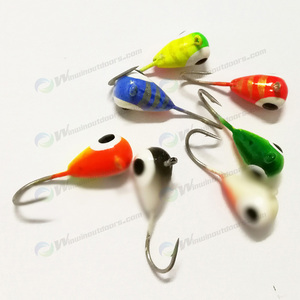 Mồi Câu Cá Trên Băng Vonfram Sơn Và Mồi Câu Cá Trên Băng Không Sơn Đầu <span class=keywords><strong>Jig</strong></span> Chất Lượng Cao - Product Image 5