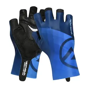 Gants Anti-choc antidérapants pour hommes, accessoires de cyclisme personnalisés à demi-doigts, vente en gros