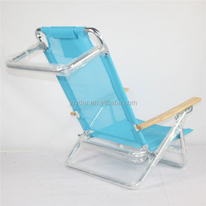 เก้าอี้อลูมิเนียมพับได้สำหรับตั้งแคมป์บนชายหาดเก้าอี้ชายหาดแบบพกพาและสะดวกสบาย - Product Image 4