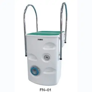Automatic integrative swimming pool filter, filter pool ladder