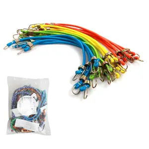 20 pcs 10 inch (25mm) 4 millimetri mini bungee cavo colorato assortimento