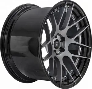 Japan Standard VIA JWL Alloy Forged Car Rims Aluminum A6061 Hyper Black Wheels