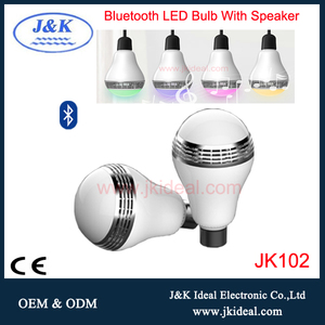 JK102 2016 Bluetooth <span class=keywords><strong>audio</strong></span> dispositif <span class=keywords><strong>musique</strong></span> lecteur ampoule haut-parleur - Product Image 1