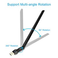 Adaptateur USB wi-fi 802.11AC, 1200 mb/s, 2.4GHz/5.8GHz, 2DBI/5DBI Realtek (Rtl8812au), adaptateur sans fil double bande pour réseau