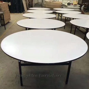 Ronda de doblar las piernas fuerte y durable de madera contrachapada de restaurante de <span class=keywords><strong>PVC</strong></span> para eventos - Product Image 3