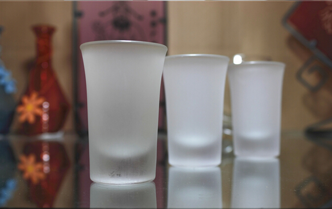 High quality drinkware Type custom frost shot glass cup with logoPopular