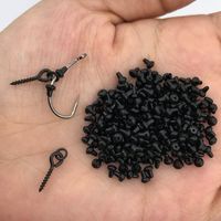 Anneau de plate-forme pour carpe, crochet à tige en caoutchouc, perles, support d'appât tampon, arrêt de plate-forme