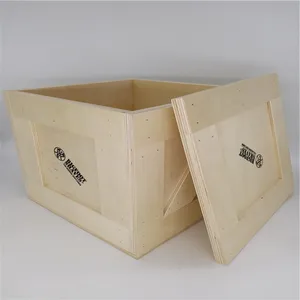 Boîte de <span class=keywords><strong>rangement</strong></span> polyvalente, boîte en <span class=keywords><strong>bois</strong></span> naturel faite à la main - Product Image 1