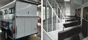 ออสเตรเลียมาตรฐานมุมโหลด3ม้ารถพ่วงลอยด้วยอลูมิเนียมหน้าต่างประตูและทางลาด - Product Image 5