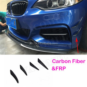 Parachoques delantero lado conservas de aletas ribetes del divisor del Spoiler de fibra de carbono para BMW E90 E92 E93 F30 F32 F36 F10 G30 F06 F12 F13 F15 F16 - Product Image 2