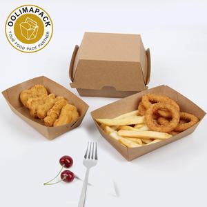 Khay Đựng Thức Ăn Bằng Giấy Kraft Có Thể Phân Hủy Sinh Học Cho Chó Nóng Giá Tốt Nhất - Product Image 3