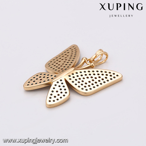64258 بالجملة التركية مجوهرات اكسسوارات متعدد الألوان فراشة مجوهرات مطلية بالذهب مجموعة - Product Image 4