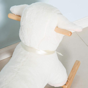 F239 enfants Playtime <span class=keywords><strong>peluche</strong></span> à <span class=keywords><strong>bascule</strong></span> ASTM F963 CPSIA vente en gros ODM mouton agneau <span class=keywords><strong>Animal</strong></span> jouet monter sur une forte Durable Rocker <span class=keywords><strong>Animal</strong></span> Ride - Product Image 2