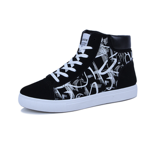 Chaussures en <span class=keywords><strong>toile</strong></span> décontractées à col haut pour hommes, baskets à la mode pour l'hiver et l'automne UP-0071J - Product Image 2