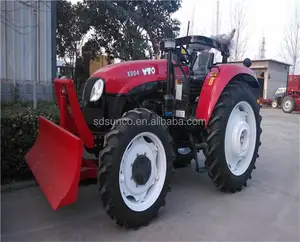 Сельскохозяйственный трактор с передним лезвием бульдозера, бульзодер