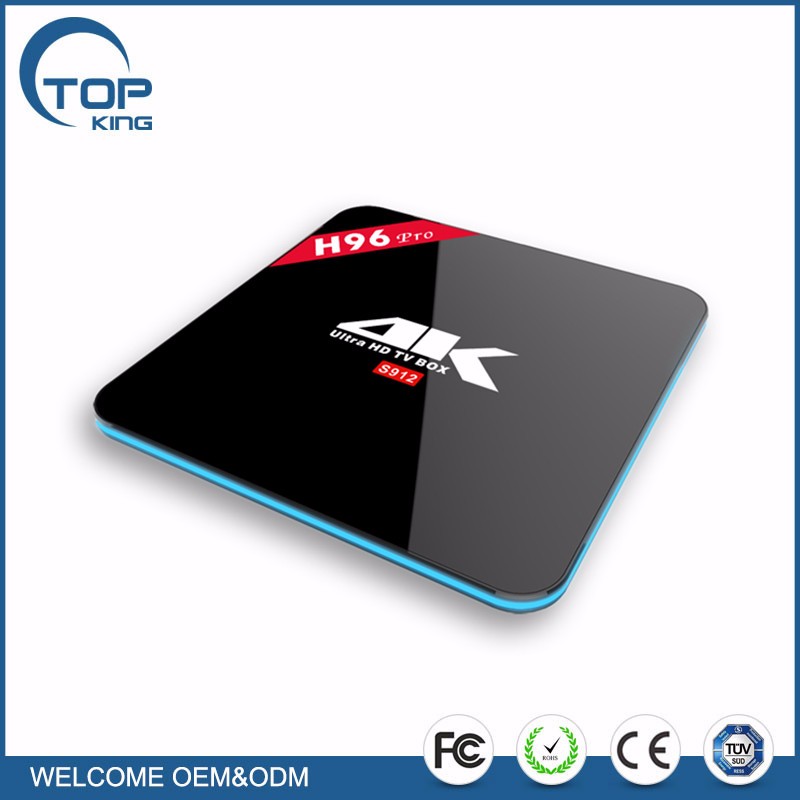 Amlogic S912 marshomallow H96 PRO android 6.0 tv box 2 gb ram 16 gb rom android tv box con kodi 17.0
