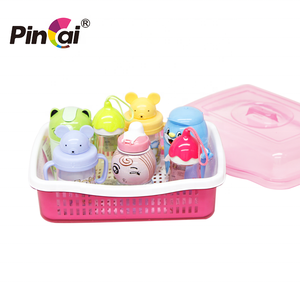 High Quality Stackable Colorful Washing Drain Kitchen Plastic <strong>Basket</strong> <strong>With</strong> <strong>Lid</strong> Oval Washing Bowl Kitchen Colander - Product Image 3