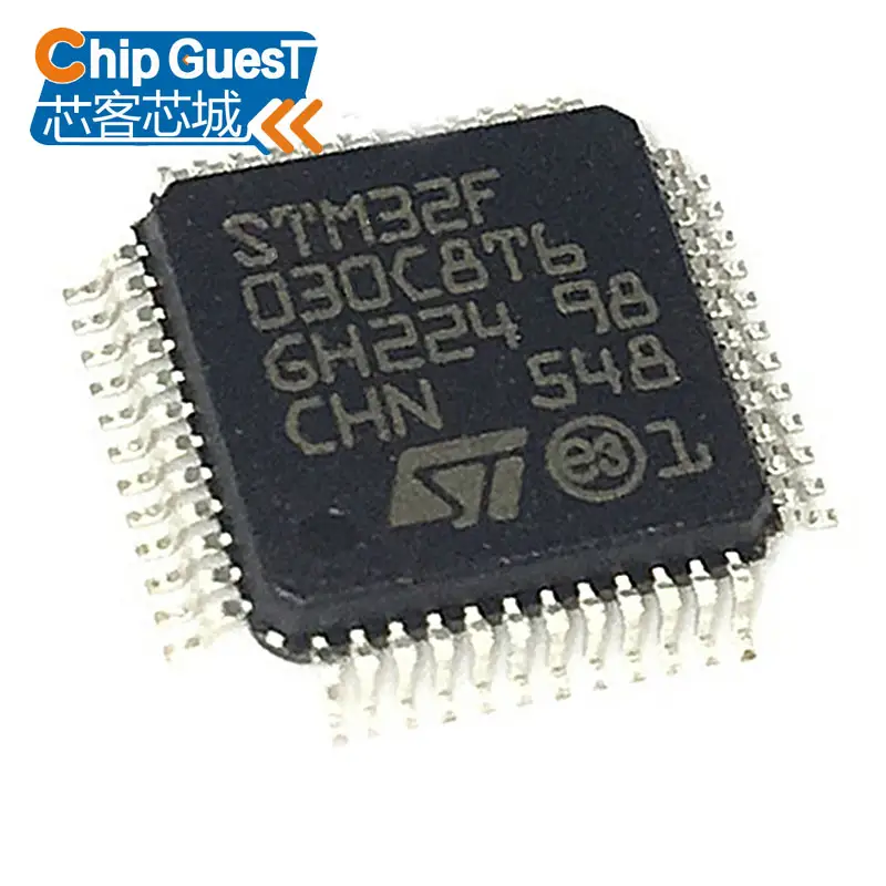 Circuito integrado de componentes electrónicos, dispositivo de acondicionamiento Original, en stock, precio preferente, STM32F030C8T6