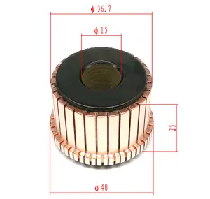 OD40 * ID15 * H30.5-28บาร์ Commutator สำหรับเครื่องบดมุมเครื่องมือไฟฟ้ากระดองมอเตอร์คุณภาพสูงและตัวอย่างฟรี - Product Image 1