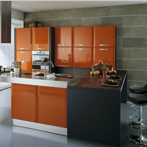 Mobili da Cucina Laccati Arancioni al Miglior Prezzo in Vendita - Product Image 1