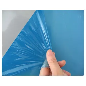 Claro/Azul Funcional muito barato reciclado Pebd filme De Vinil para a tela de vidro Proteger