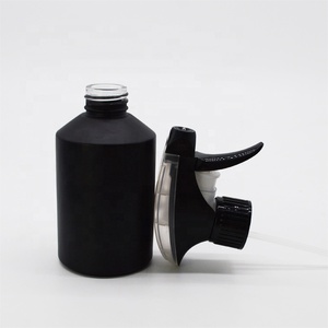 Botella vacía de vidrio negro mate esmerilado, 200ml, con bomba de plástico blanco para loción, venta al por mayor - Product Image 5