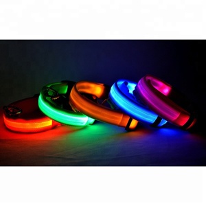 Collares <span class=keywords><strong>led</strong></span> recargables por USB para mascotas, venta al por mayor, varios colores disponibles - Product Image 2