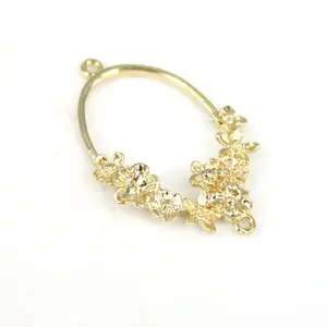 Fashion Gold Plated Chandelier Earring Findings