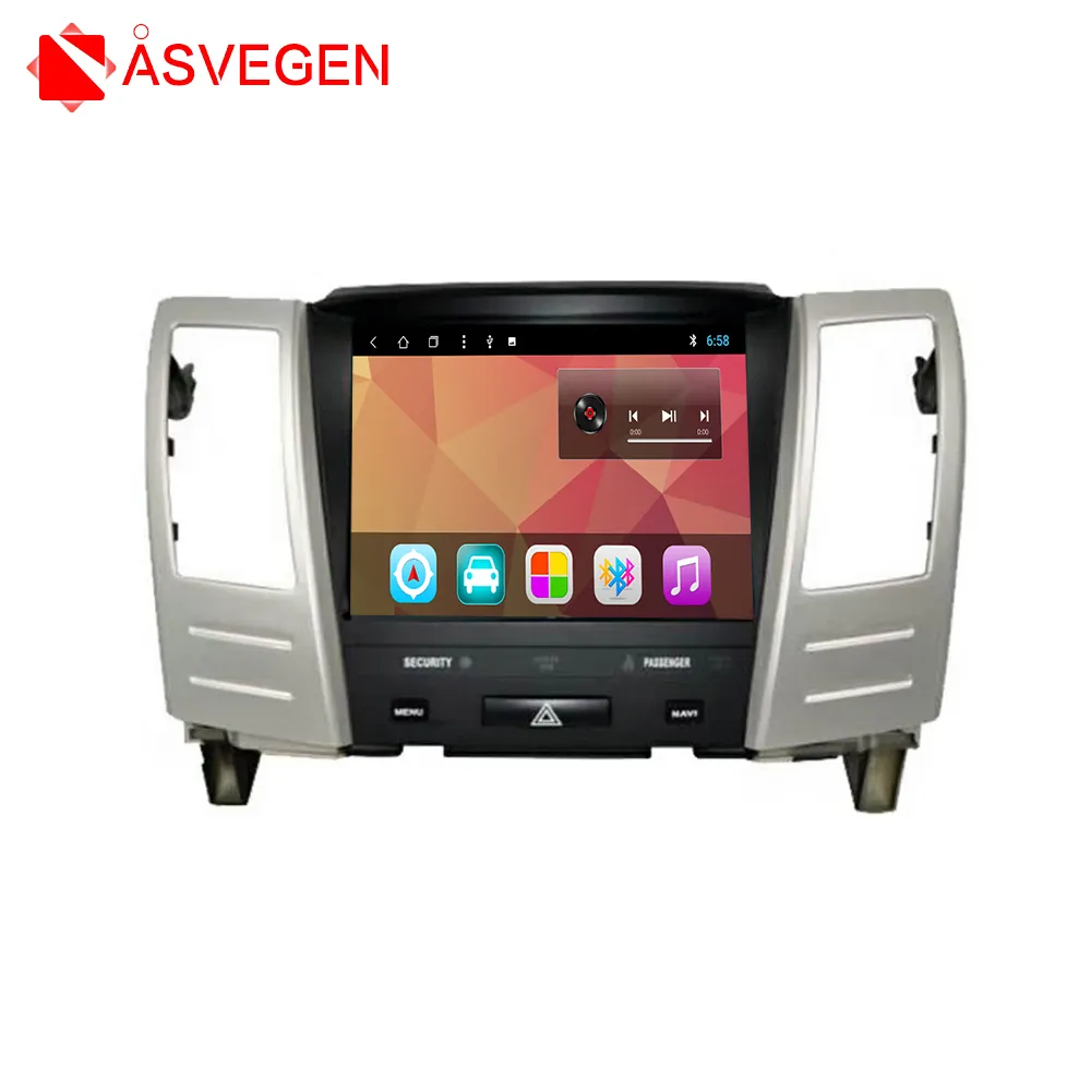 Android lettore dvd di multimedia gps Per Lexus RX330/RX300/RX350/RX400H (2004-2008) car stereo con Wifi/GLONASS/Porta USB